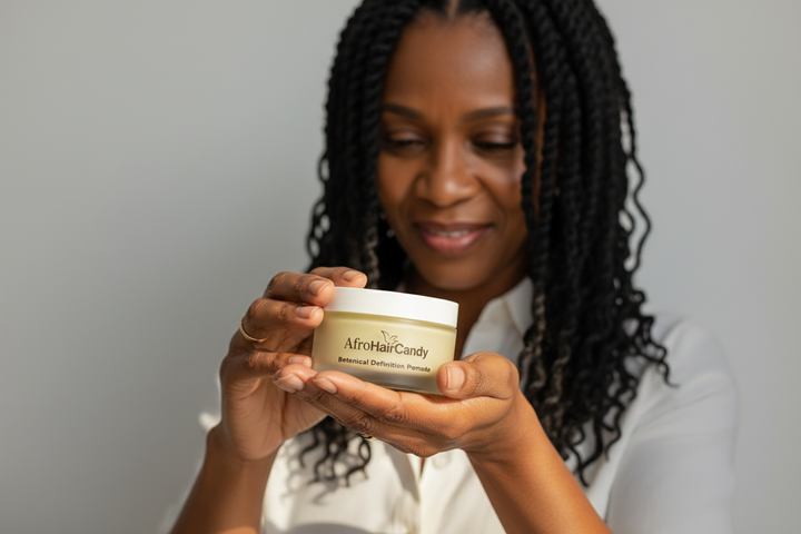 AfroHairCandy Botanical Definition Pomade for smoothing and defining natural hair