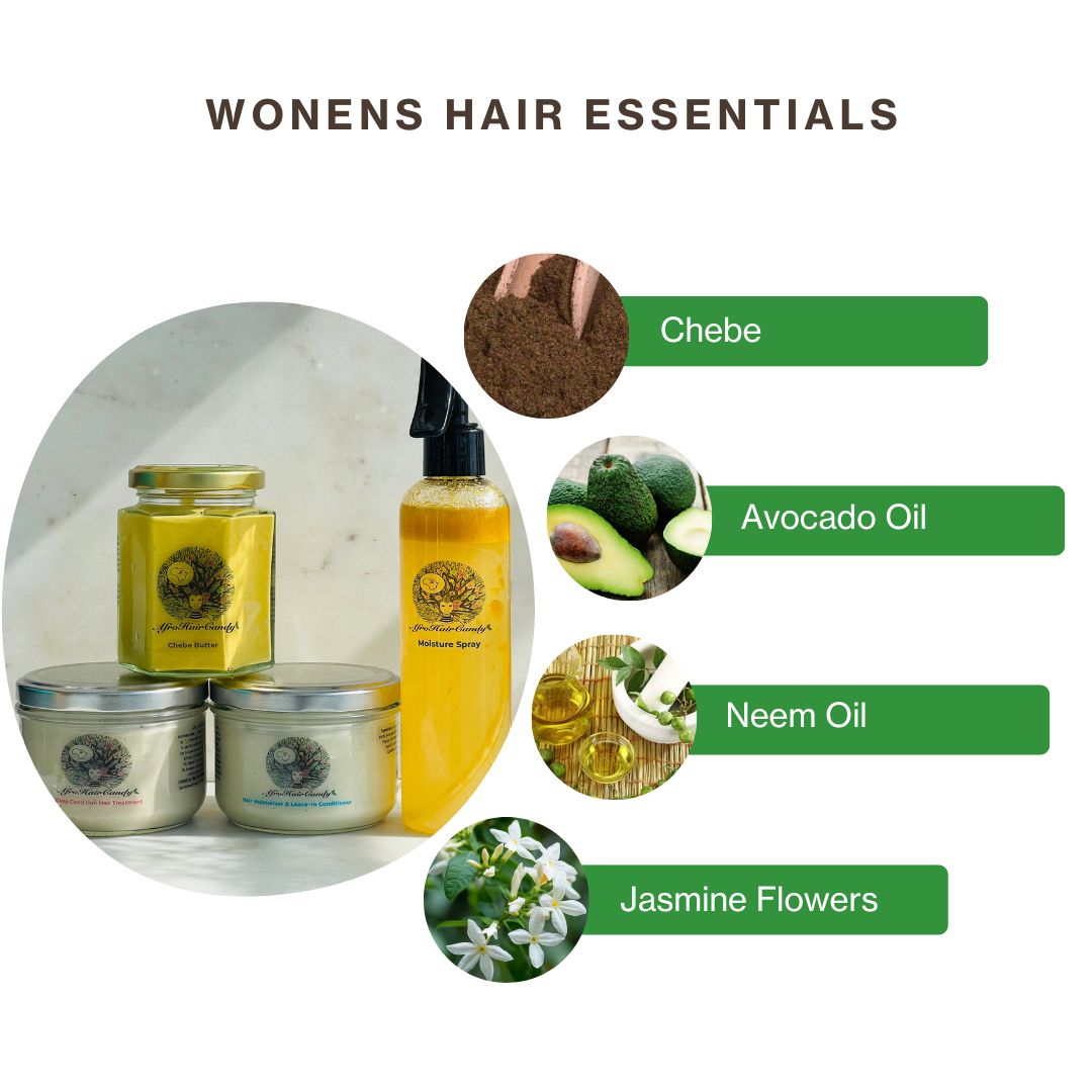 SET OF 4 - Hair Care Essentials for Women Set PA